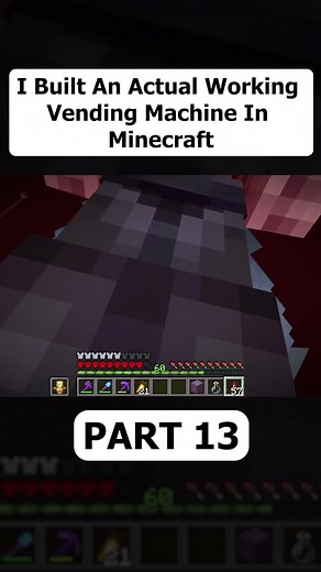 Minecraft Unlimited Food Vending Machine Build Guide