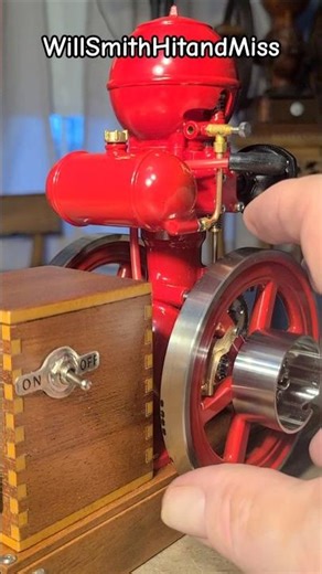 Scale Model Monitor Hit & Miss Engine #stirlingkit