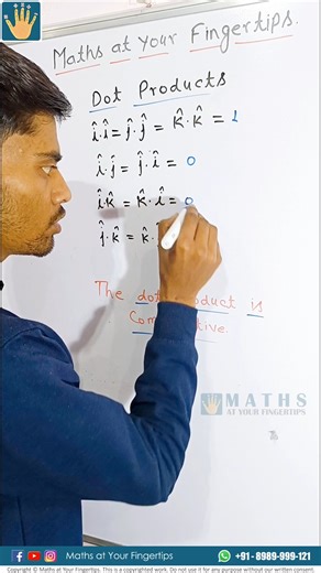 21K views · 329 reactions | The Dot Product Explained Like NEVER Before! 勞 #MathMagic #MathIsFun #LearnMath #MathTricks #MathHacks #SmartLearning #EducationMatters #BrainTeasers #MathGenius #MathForEveryone #MathExplained #MathWhiz #StayCurious | Maths at Your Fingertips | Facebook