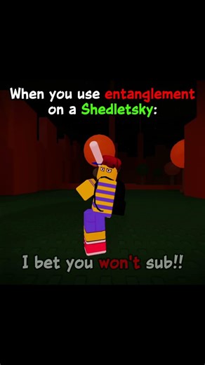 POV: When you use entanglement on a Shedletsky🔥|| #roblox #forsaken #fyp