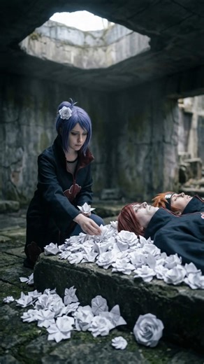 【ナルト】小南(コナン)の進化と軌跡：絶望から希望へ、雨隠れの天使 🦋 | Konan Evolution #shorts #naruto #konan #ナルト #小南