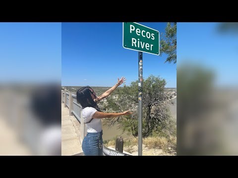 Mini Scenic Drive 🚗 Pecos River bridge