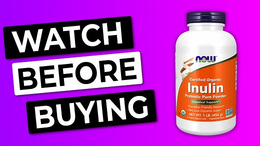 Watch Watch Before Buying! NOW Inulin Probiotic Pure Powder on Amazon Live
