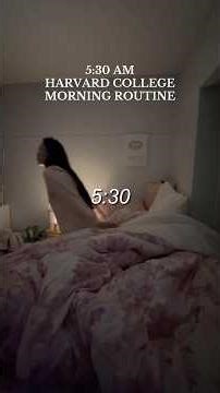 5:30am harvard productive morning routine 🌧️