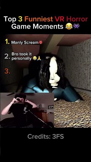 Top 3 Funniest VR Horror Moments! (Warning: Manly Scream) 🗣️🤣