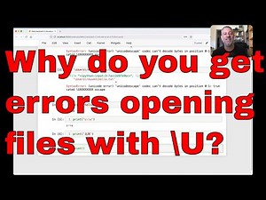 Understanding Unicode errors when opening Windows files