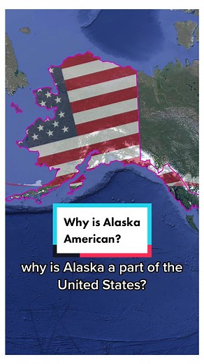 Why is Alaska a US state? #geographytiktok #geography #history #education #learning #funfacts #travel #world #documentary #alaska #russia #america #colonialism