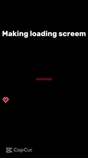 Making loading screen to my spooky game!