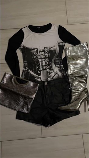 STYLING MY CLOSET! METALLIC SILVER KNEE HIGH BOOTS + FASHION NIGHT WEAR