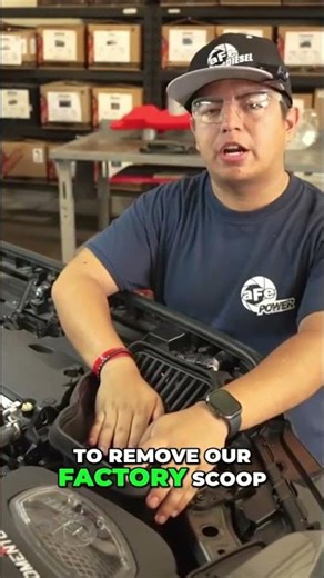 Toyota Tacoma: Install Dynamic Air Scoop for Max Airflow! #shorts