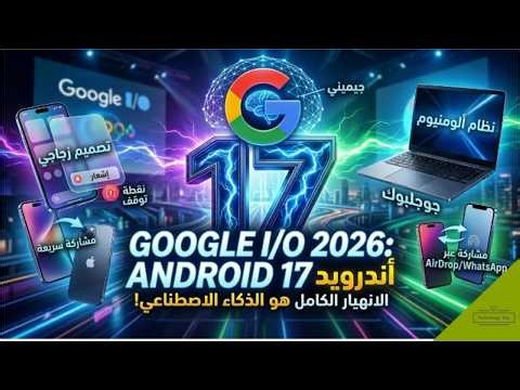 ملخص مؤتمر جوجل 2026: أندرويد 17 الصادم ونظام Aluminium OS الجديد! 📱⚡