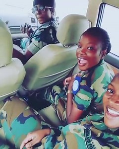 Video: Female Army officers jams to Stonebwoy Kpo k3k3 song. | Nhyira 104.5 FM