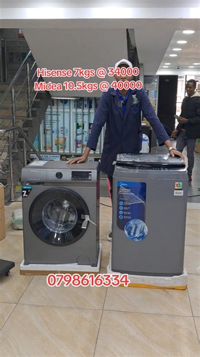 Midea 10.5kg Fully Automatic Washing Machine at 40000 KSh