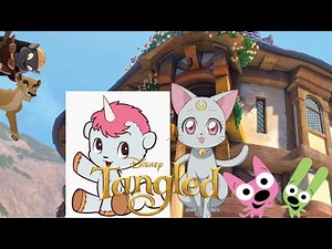 Tangled (animal style ) cast video