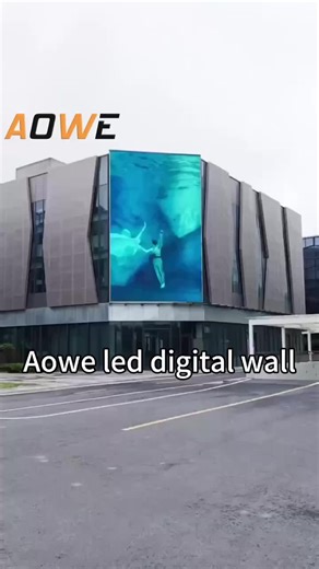 AOWE Outdoor Led Business Screen Display Waterproof Outdoor Video Wall Led Display Screen Outdoor Module Led Display Screen