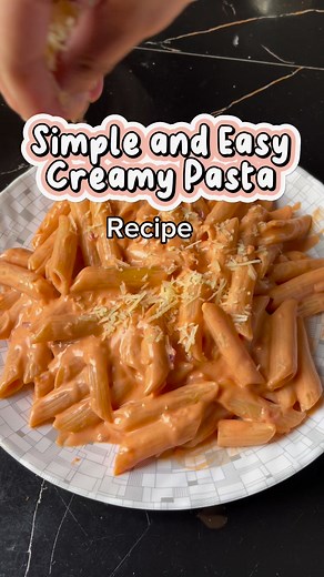 Super Easy and Simple Creamy Pasta! #creamypasta #pastarecipe #pasta #pastalover #recipeoftheday #recipeshare #recipeideas #cookingfood #cookingathome #cookingmadeeasy #easyrecipe #reelsvideo #reels2023 #reelsviralシ | Marian Vlogs