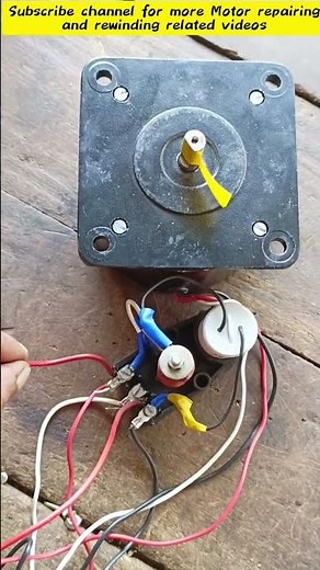 60 rpm motor|low rpm motor|Synchronous motor|Hi power electric works #shorts