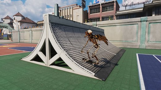 Tony Hawk's Pro Skater 3+4: How to Do a 'Boneless Spine Transfer Between the Courts'