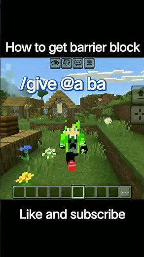 😱 How to Get Barrier Blocks in Minecraft! #shorts