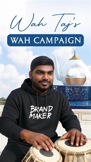 Brandmaker Vikkyz | Branding & Rebranding on Instagram: "Wah Taj's Wah Campaign☕🎶 [Taj Mahal Tea, iconic ad, Wah Taj, music, tea, Brooke Bond, Indian heritage, advertisement, Campaign] #TajMahalTea #Teapot #Flute #Music #Marketing #Advertising #Campaign #wahtaj #MusicalTea #tealovers #indianclassicalmusic"