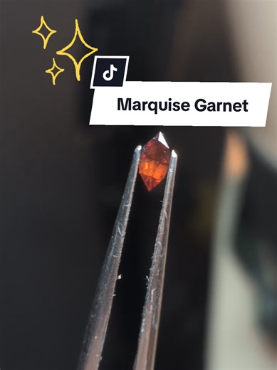 The Hidden Gem 🕵️‍♂️💎 ​Surprise in the sapphire lot! This Marquise Garnet was a