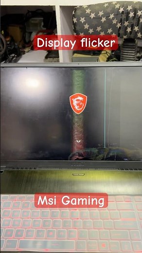 Msi Gaming Laptop Display Flicker issue solve witj new display ‪@MSI‬ ‪@MSIGamingOfficial‬ #msi#lap