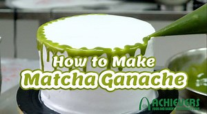 How to make SHINY MATCHA GANACHE ‎‏‏‎ ‎ Here's how we make our Matcha Ganache using Dutché Matcha Baking Bar, Classy Non-Dairy Whipping Cream, and ACC Butter. This recipe makes a shiny ganache and is easy to make. Matcha Ganache is a great topping for cakes and cupcakes! ‎‏‏‎ ‎ Ingredients: 500g Dutché Matcha Baking Bar 400g Classy Non-Dairy Whipping Cream 70g Butter ‎ Music: Artist: TrackTribe Title: A Night Alone ‎ | Achievers Food and Bakery Ingredients Corporation