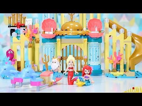Stunning architecture under the sea | Ariel's Underwater Palace Lego build & review