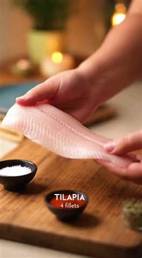 🐟 Crispy Air Fryer Tilapia Fillets with Lemon Pepper Zing 🍋 Light, flaky, and seasoned to perfection, these air fryer tilapia fillets come out golden and crisp on the outside, tender inside. A healthy, delicious dinner ready in under 20 minutes! Ingredients: * 4 tilapia fillets (about 5 oz each, thawed if frozen) * 1 tablespoon olive oil * 1/2 teaspoon salt * 1/2 teaspoon garlic powder * 1/2 teaspoon paprika * 1/2 teaspoon lemon pepper seasoning * 1/4 teaspoon black pepper * Lemon wedges (for 