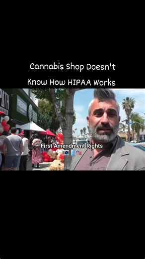 12K views · 361 reactions | Cannabis Shop Doesn't Know How HIPAA Works Subscribe to First Amendment Rights (Channel link in comments) #FacebookReels #FirstAmendmentRights  #Freedom #PublicPhotographyIsNotACrime #PublicVideography #1AAudit | First Amendment Rights | Facebook