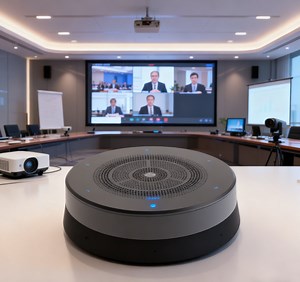 [Hot Item] Media Player Conference Speaker Video Conference Room Solution Microphone Smart Meeting Microphone Speaker Video Conference Room