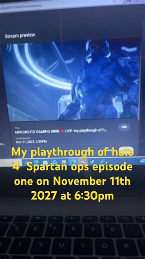 My playthrough of halo 4 Spartan ops episode one on November 11th 2027 at 6:30pm