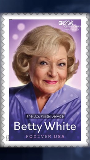 2.2M views · 78K reactions | The U.S. Postal Service unveiled the new Betty White Forever stamp, which includes a small detail that recognizes her advocacy for animals. Whit Johnson reports. https://abcnews.link/NeVPc38 | ABC World News Tonight with David Muir | Facebook