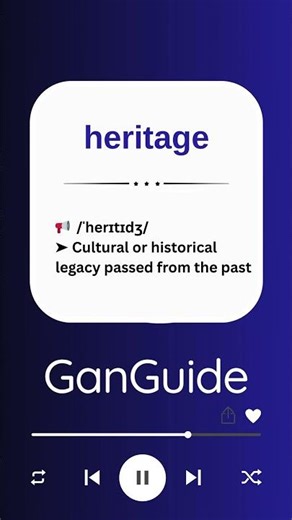 C1 English Word: HERITAGE | Meaning & Pronunciation