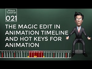 Maya Animation Process | Magic Editing in Timeline and Hot Keys | Tutorial 021 | HD