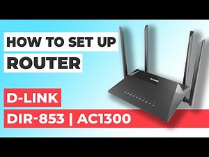 ✅ How to Set Up D-Link DIR-853 WiFi Router | How to Setup D-LINK AC1300 DIR-853