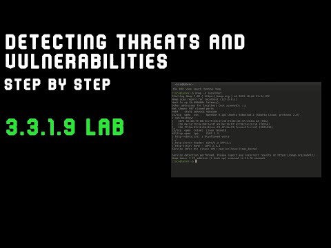 3.3.1.9 Lab - Detecting Threats and Vulnerabilities - Step by Step Guide