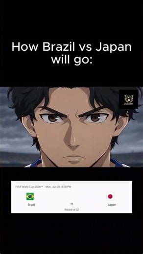 How Brazil Vs Japan will go 🥶🥶