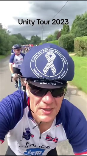 Throwback to past years riding in the Police Unity Tour 🚴‍♂️💙 7 weeks out from this year’s journey! Follow along to support and stay updated on my training! #policeunitytour #thinblueline #cyclingforacause #policeride #honorthefallen #ridetoremember
