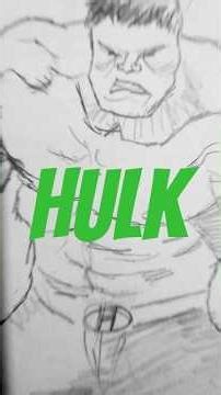Epic Muscular Rage Sketch | Pencil Drawing Timelapse