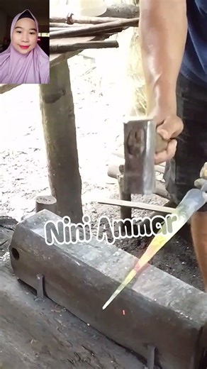 iron smelting process#blacksmithtraditional#handicrafts#agriculturalequipment#usa #newyork