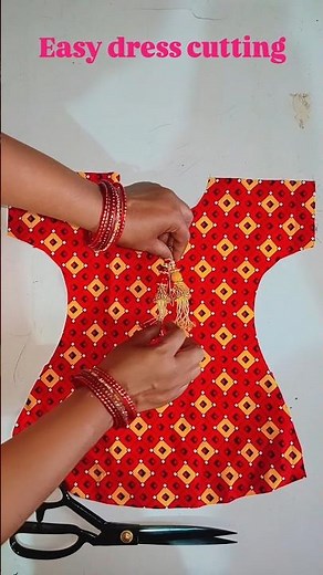 🌸 4 Years Kids Dress Cutting & Stitching Tutorial | Easy Baby Frock Design 🌸