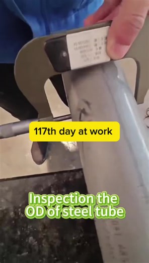 Take every inspection work seriously.#factory #tube #machine #HighPrecisionSteelTube #inspection