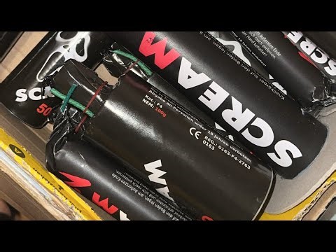 SCREAM F4 PYRO ILLEGAL UNBOXING 💀 (100% scream) 💥