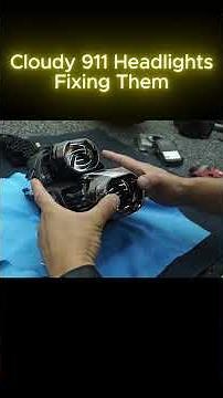 Cloudy Porsche 911 Headlights — Internal Cleaning Fix
