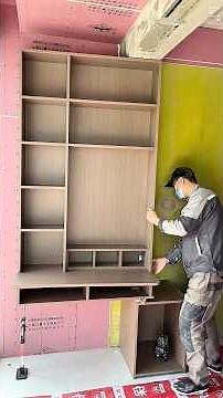Display Cabinet & Work Desk | Modern Setup Installation