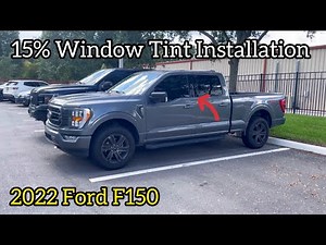 2022 F150 Gets 15% Window Tint | Illegal Tint | How Dark Is It?