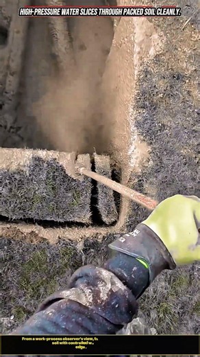 Workers Hydrovac Excavation Tool : How Precise Water Pressure Clears Soil Fast