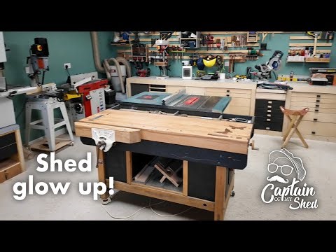 Workshop Makeover! Full Shed Clean, Organisation & Workshop Tour