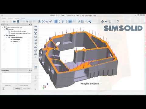 Meshless FEA with SIMSOLID